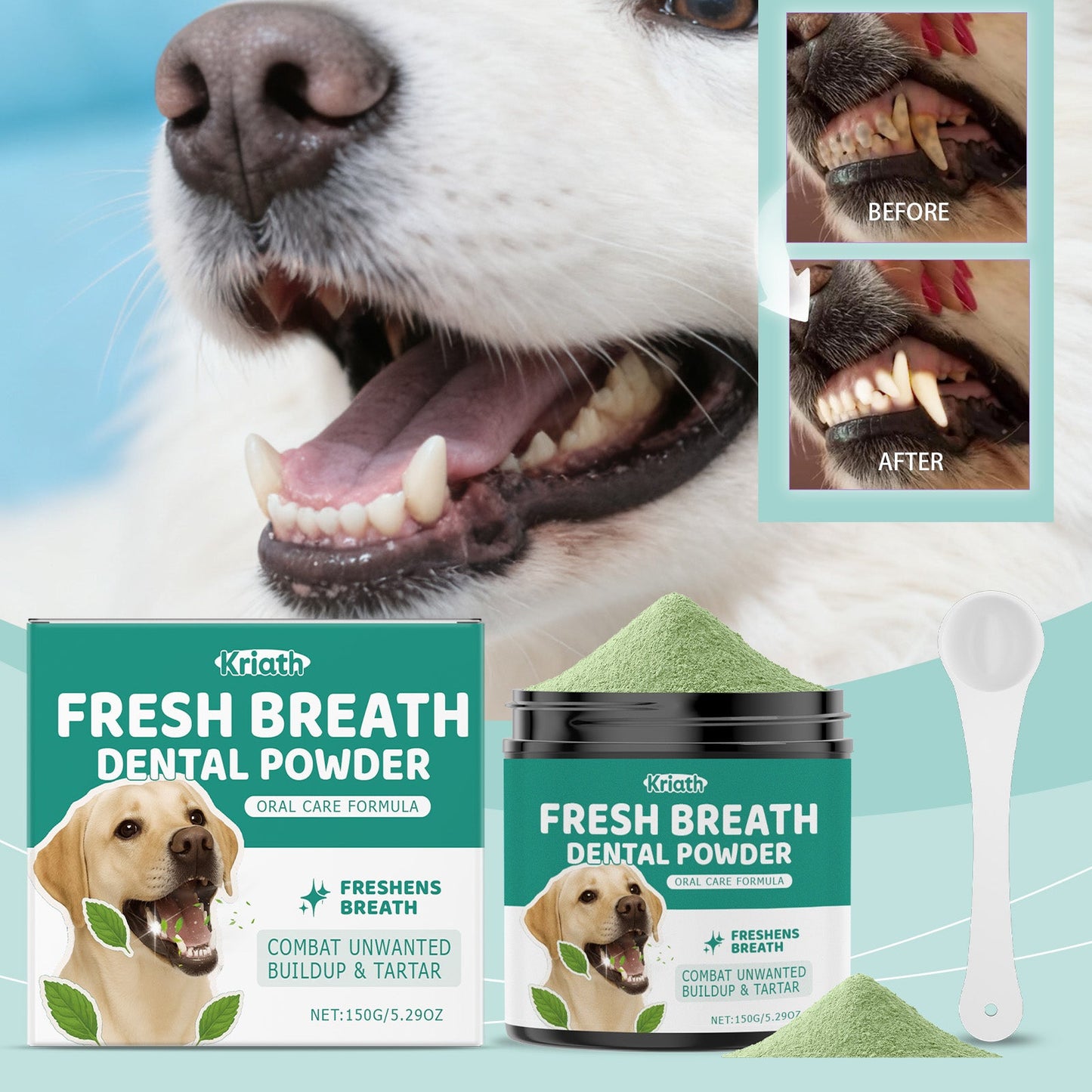 Dog Teeth Cleaning Powder