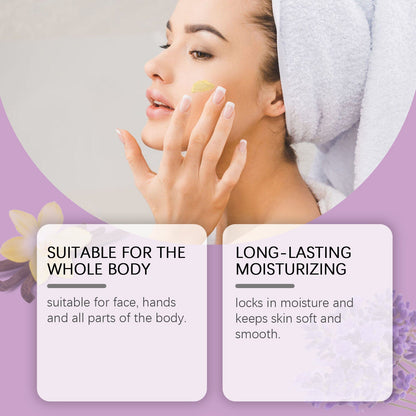 Hoygi Creamy Moisturizing Cream (Vanilla Lavender) Gently Nourishes And Moisturizes The Skin, Locking In Moisture. Creamy Moisturizing Cream