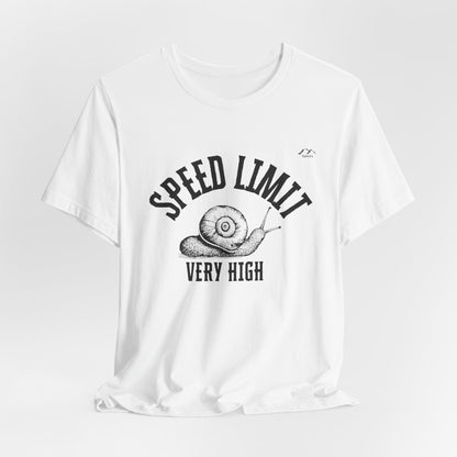 TS-091ML-24 Unisex Cute Snail T Shirt Slow And Steady Art