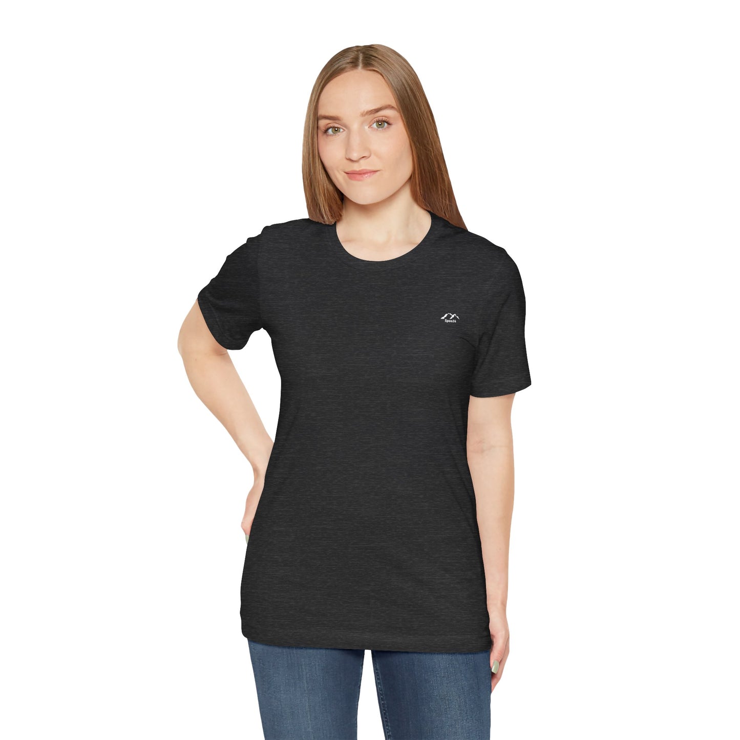 TS-088BK-24 Unisex Black Shades T-shirt for Women and Men Casual Wear