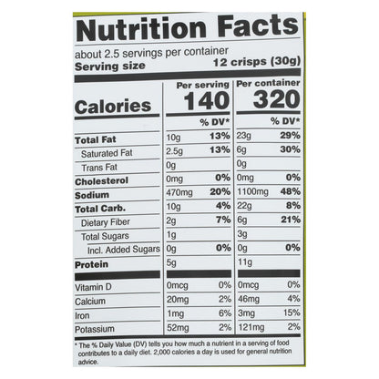 Hippie Snacks Avocado Crspss Guacamole, 8 x 2.5 Oz