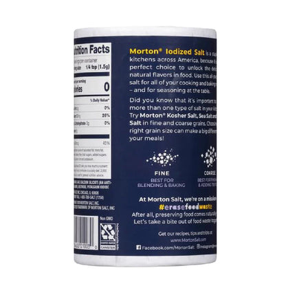 Morton Salt Iodized 26 oz