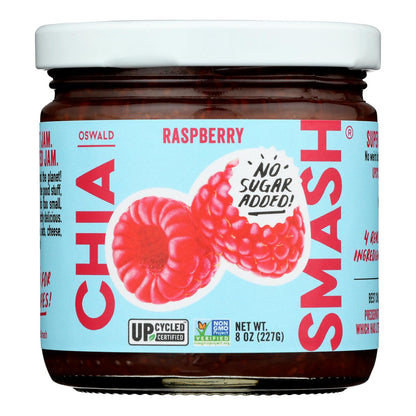 Oswald Chia Smash Raspberry Jam, Case of 6, 8 oz.