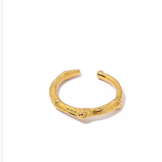 18K Gold-Plated Open Ring