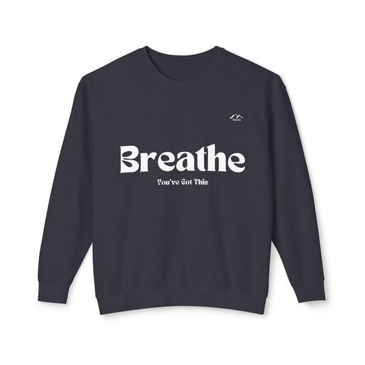 SW-114ML-24  Unisex Lightweight Crewneck Sweatshirt Mental Health Awareness Long Sleeve Shirt Cozy Comfort Tee for Generation Z Self-Care Shirt Mental Health Shirt Cozy Shirt