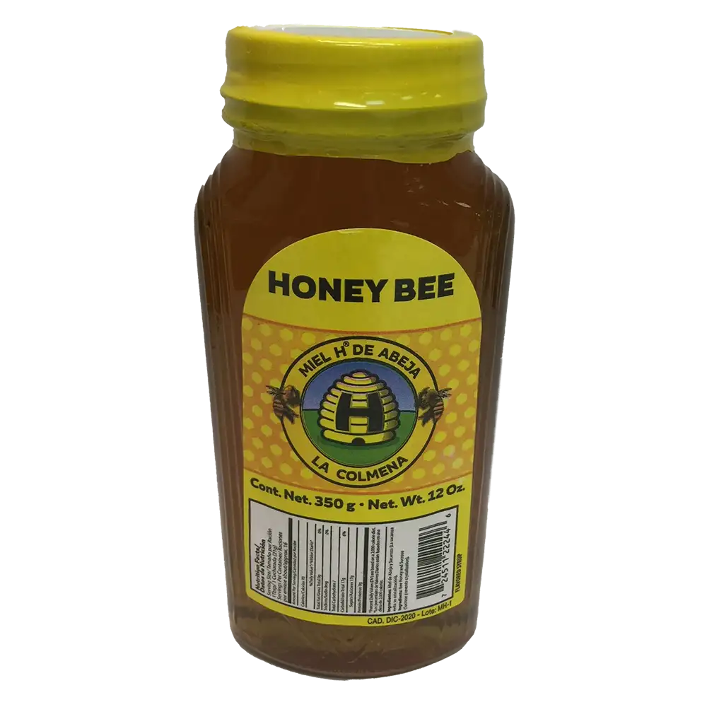 H Miel de Abeja Honey Syrup (Glass Jar) 12 oz