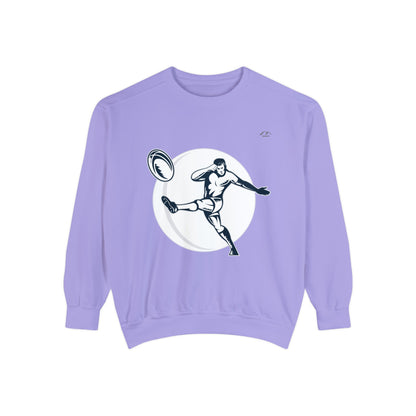 SW-118ML-24 Unisex Garment-Dyed Sweatshirt for football lovers