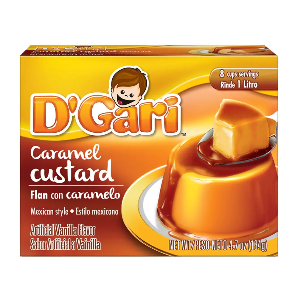 D'Gari Flan with Caramel 4.7 oz