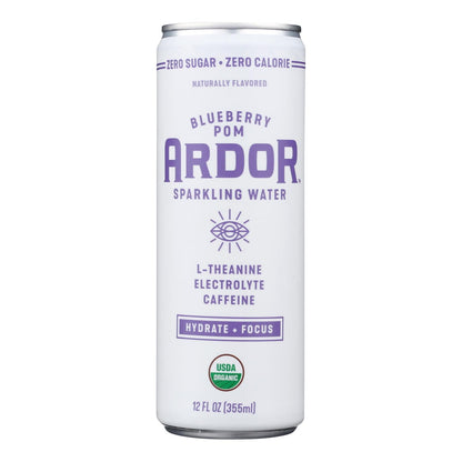 Ardor Sparkling Water - 12 Pack of 12 oz. Cans