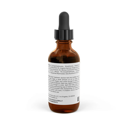 Racoil Hair Oil, 2oz for Healthy Shiny Strong hairs with post-treatment protection