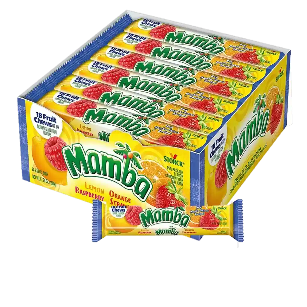 Mamba Original Fruits Chews Candy 2.80 oz