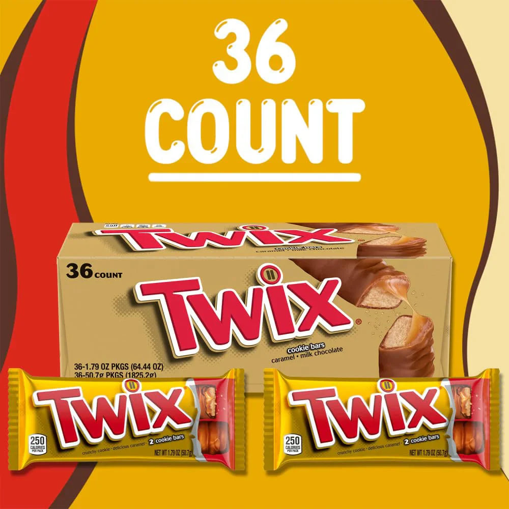 Twix Caramel Chocolate Bar 36ct/1.79