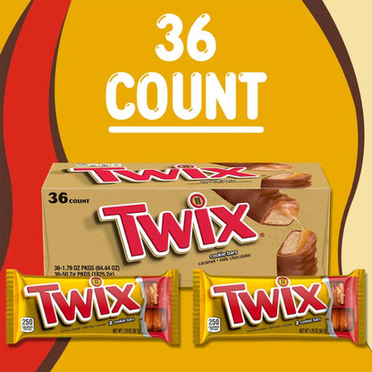 Twix Caramel Chocolate Bar 36ct/1.79