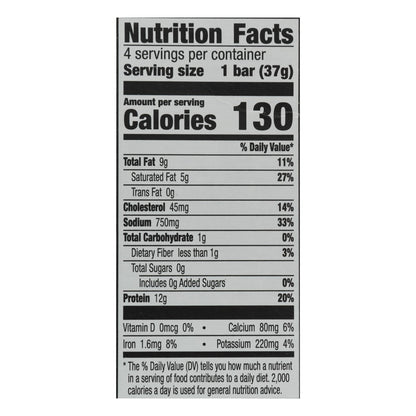 Epic Venison Sea Salt+Pepper Bar (Pack of 8 - 4.1 Oz)