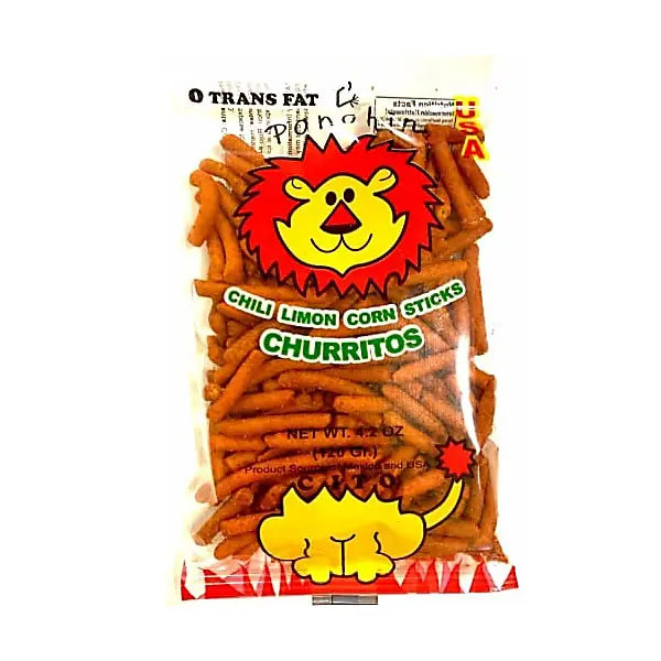 El Super Leon Churrito Mega Chile Limon 4.2oz