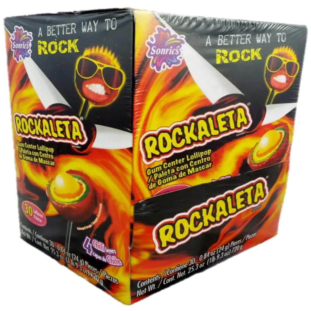 Sonrics Rockaleta Display 30 ct
