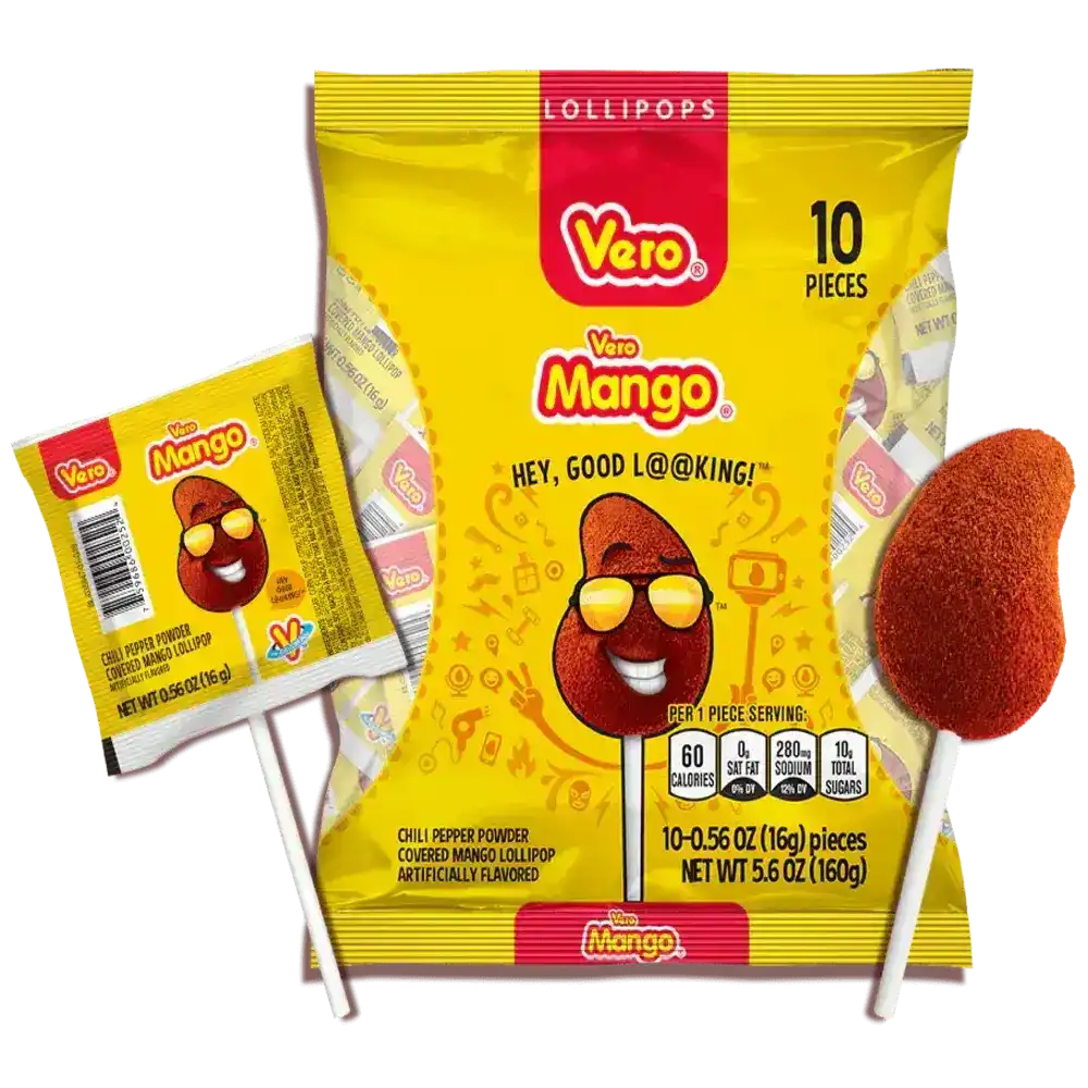 Vero Mango with Chilli Lollipop 4.94 oz 10 ct