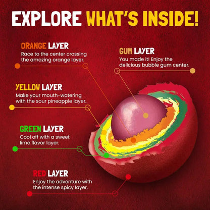 Sonrics Rockaleta Bola 10 ct