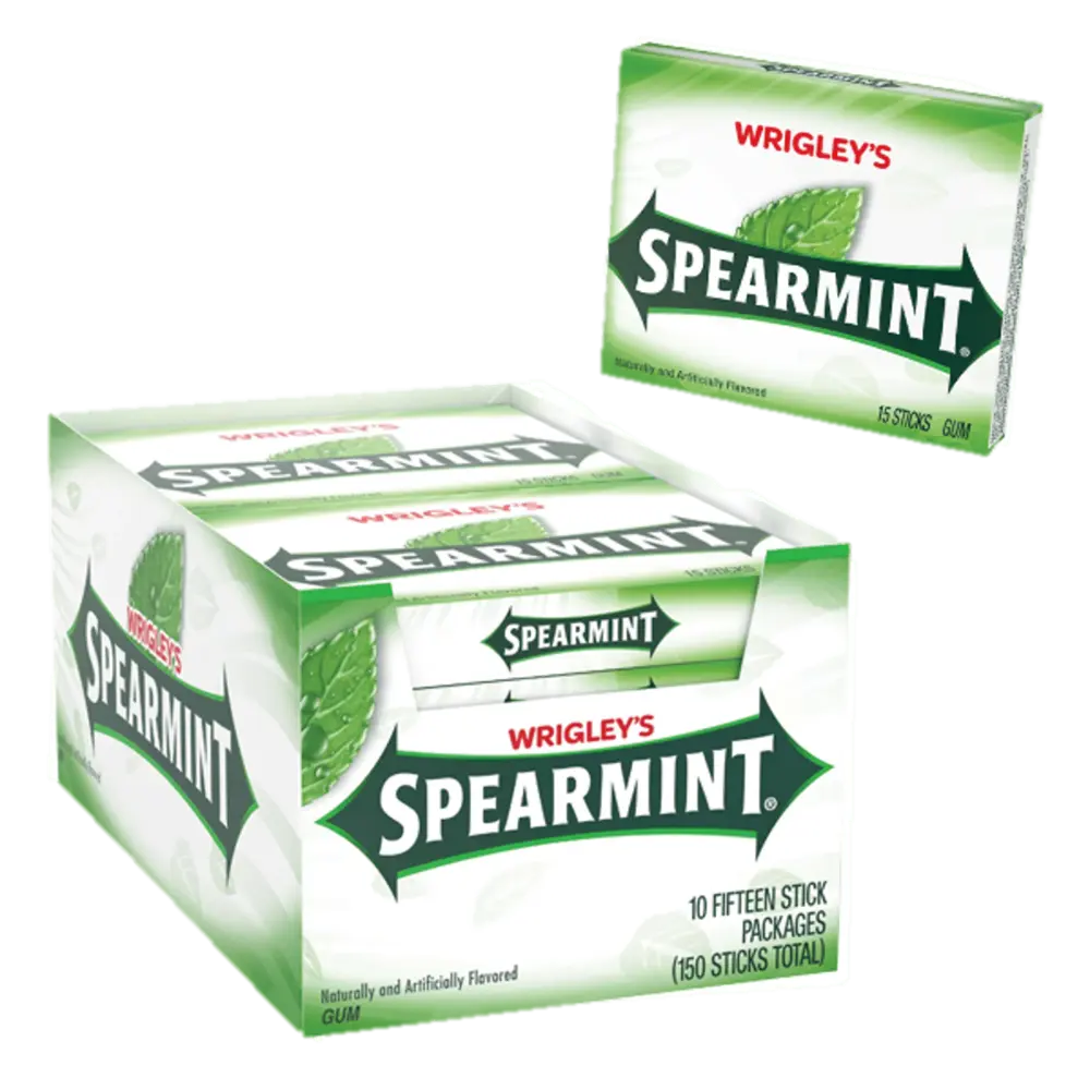 Wrigley PTP Slim Pack Spearmint- 15 Stk