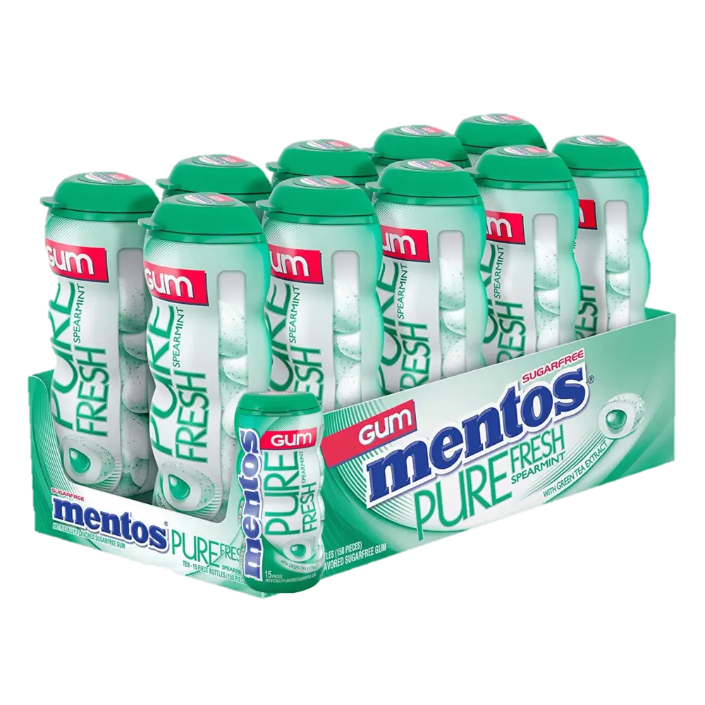 Mentos Gum Spearmint 15 pc