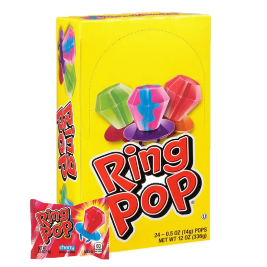 Ring Pops Fruit Hard Candy .5 oz