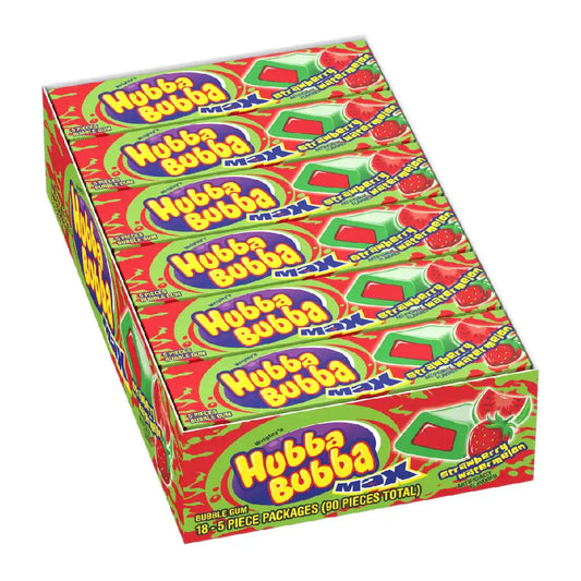 Hubba Bubba Strawberry Watermelon 5 pc