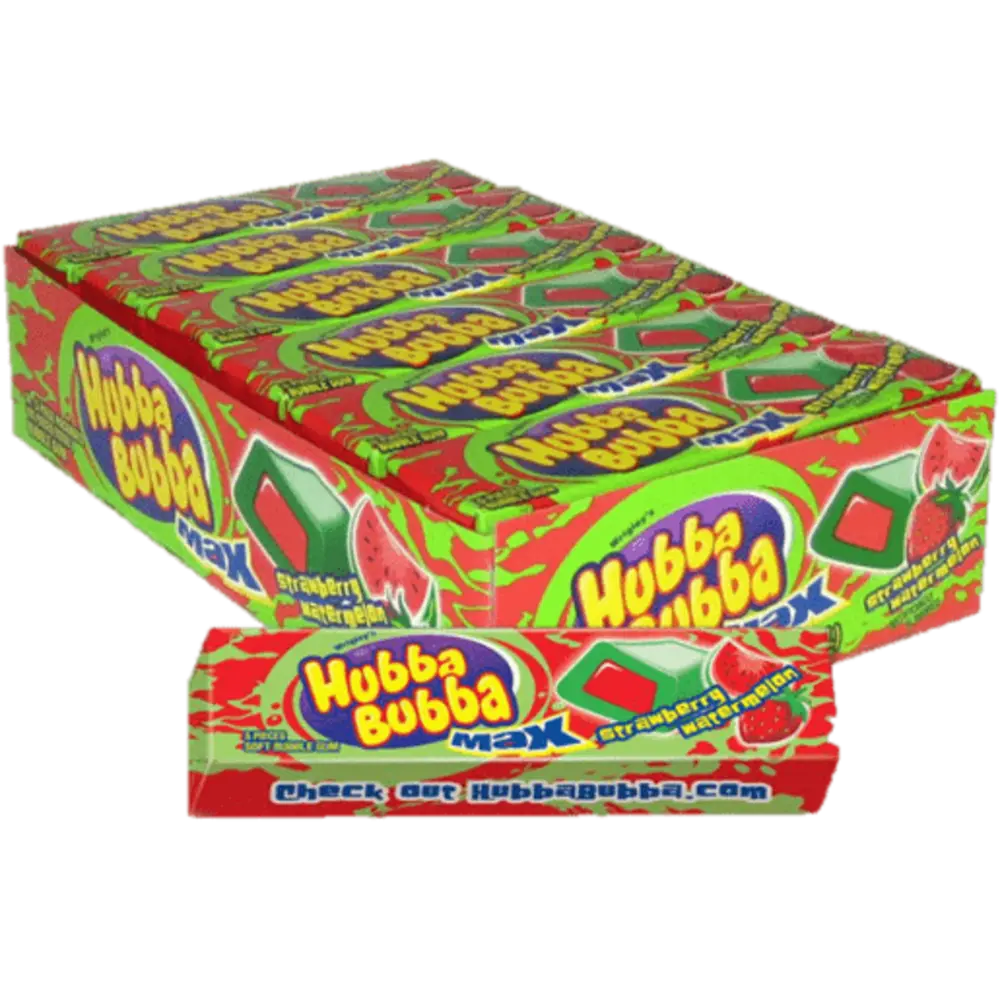Hubba Bubba Strawberry Watermelon 5 pc