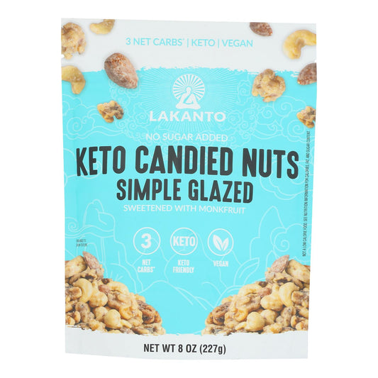 Lakanto Keto Simple Glazed Nuts - 8 oz., Case of 12
