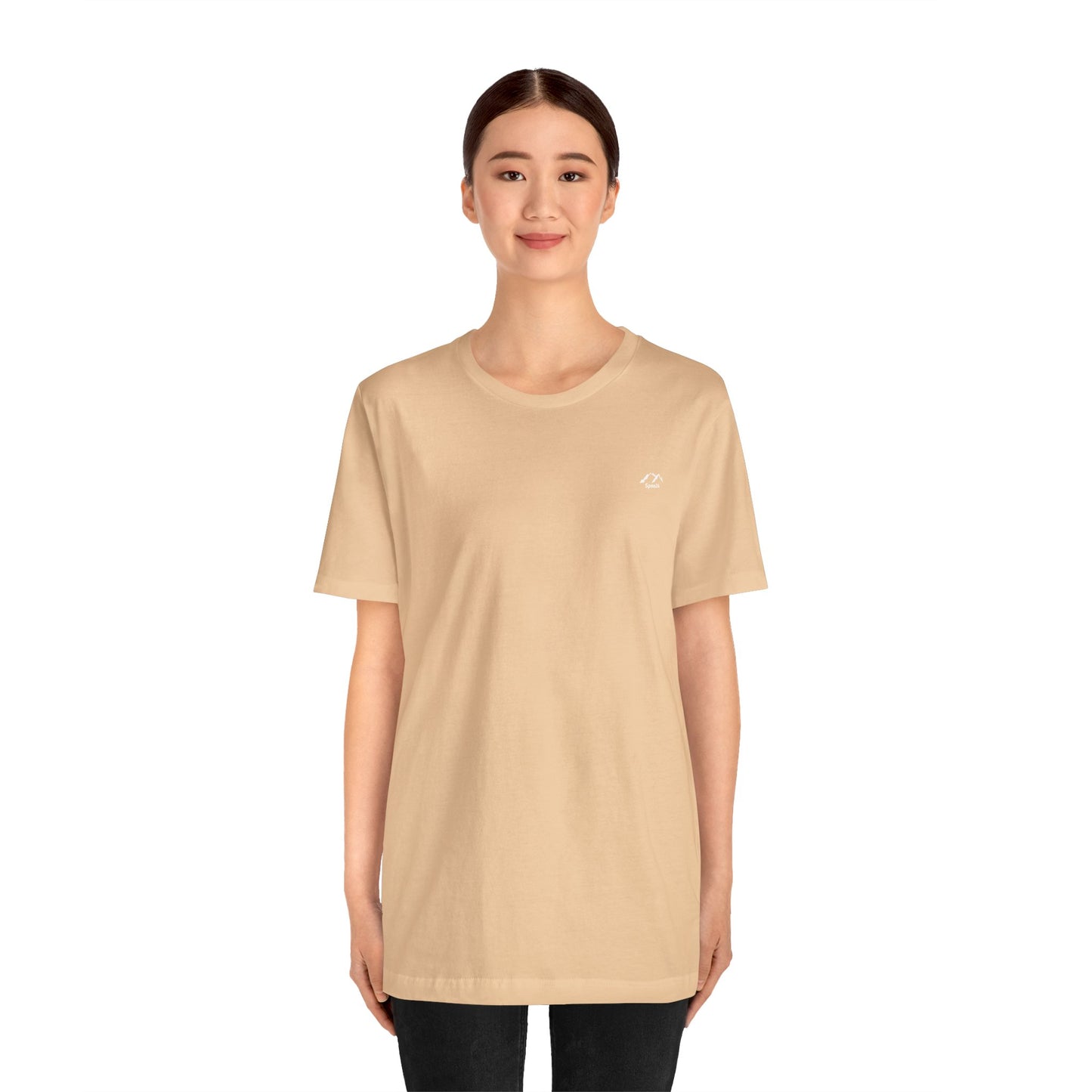 TS-090BN-24 Unisex Cream Shades T-shirt for Women and Men Casual Wear