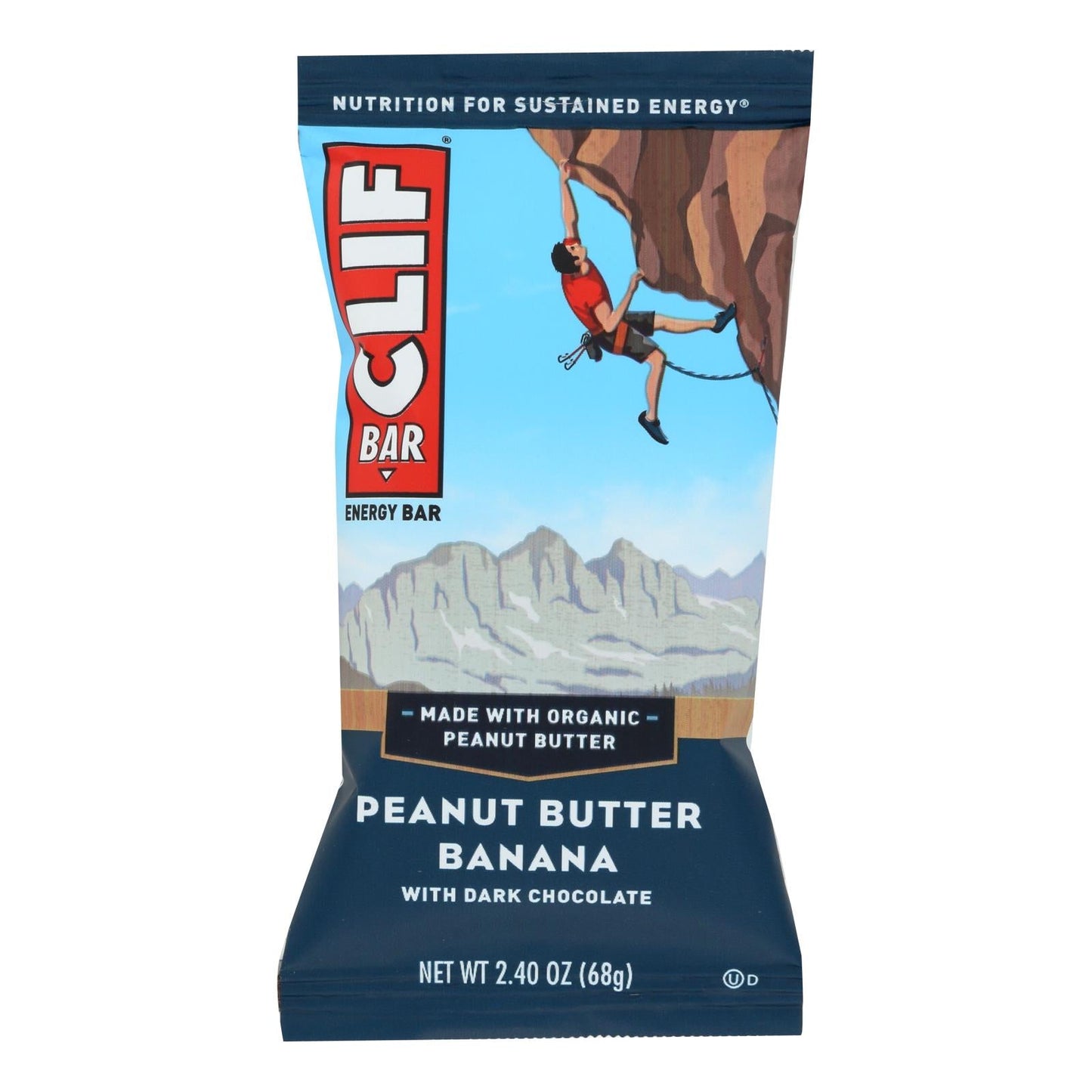 Clif Bar - Peanut Butter Banana with Dark Chocolate - 12 Pack - 2.4 oz