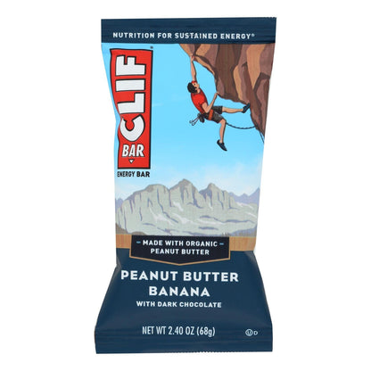 Clif Bar - Peanut Butter Banana with Dark Chocolate - 12 Pack - 2.4 oz