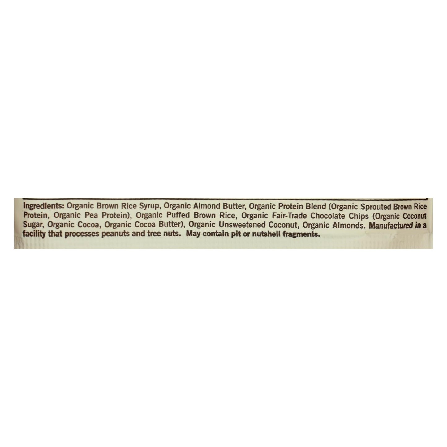 Gomacro Organic Macrobar, Coconut Almond Butter & Chocolate Chips, 2.3 Oz