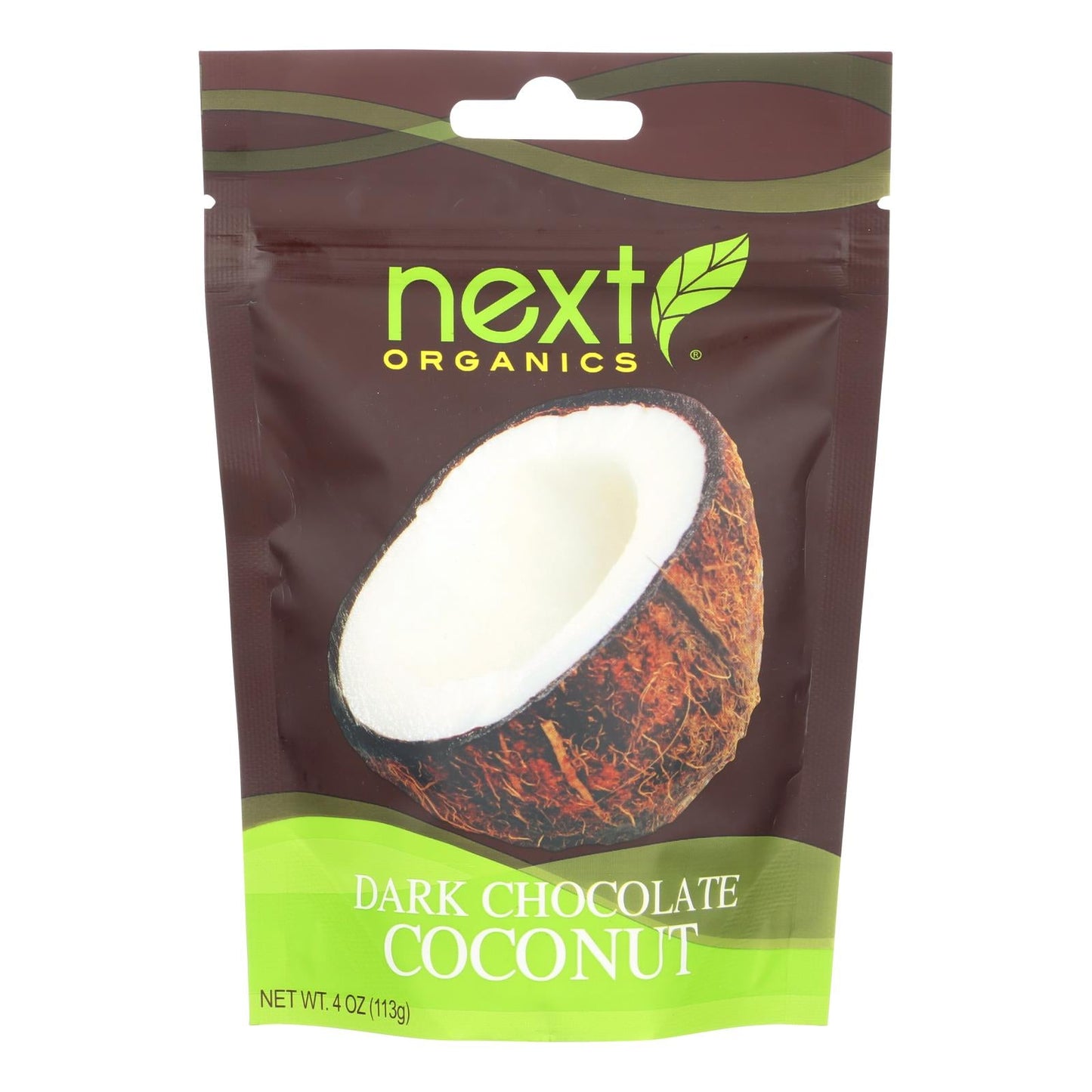 Next Organics Dark Chocolate Coconut 4 Oz. Case of 6