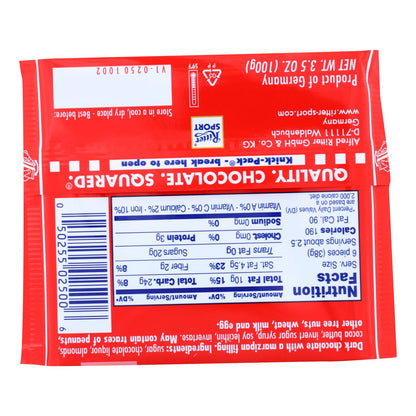 Ritter Sport Dark Chocolate with Marzipan Filling - 3.5 Oz