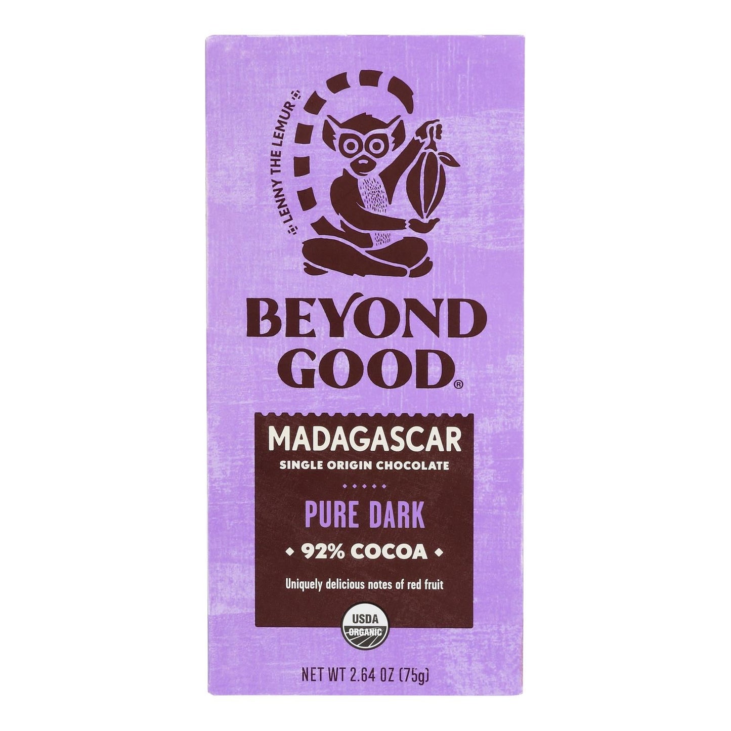 Madecasse Premium Madagascar Dark Chocolate - Case of 12 - 2.64 Oz. Bars
