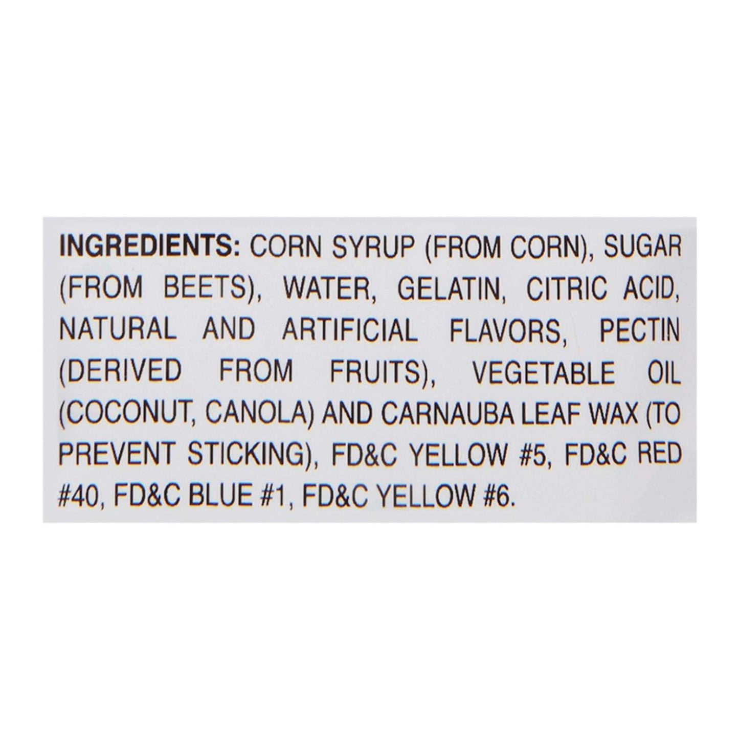 Albanese 12 Flavor Gummi Bear Assortment - 5 lb. Case