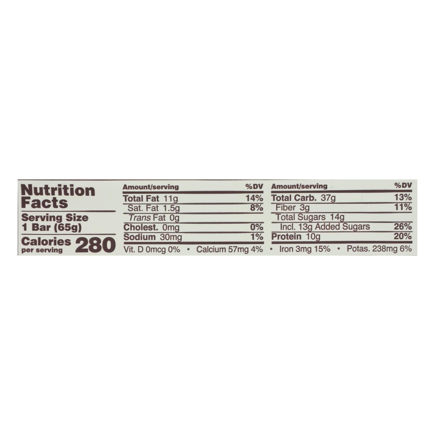 Gomacro Organic Dark Chocolate Almond Protein Bar, Case of 12, 2.3 oz.