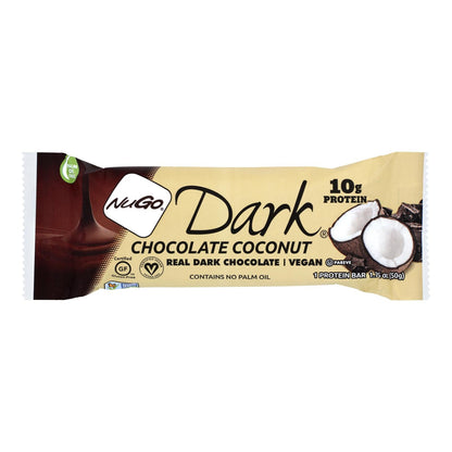 Nugo Dark Chocolate Coconut Nutrition Bar - 1.76 Oz - 1 Case