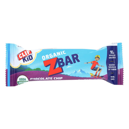 Clif Bar Zbar, Organic Chocolate Chip, 1.27 Oz Each, Case of 18