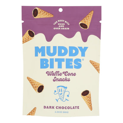 Muddy Bites Dark Chocolate, 2.33 Oz., Case of 12