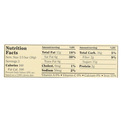 Chocolove XOXOX Almond Toffee Sea Salt Dark Chocolate, 3.2 Oz Bar - Case of 12