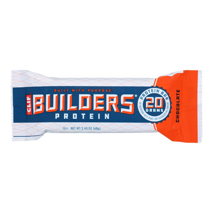 Clif Builder's Protein Bar, Chocolate Chip, 2.4 oz, Pack of 12