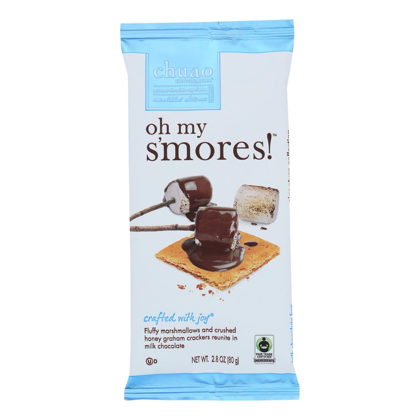 Chuao Oh My S'mores Chocolate Bars - Indulge in a 10-Pack of Sweet Delights