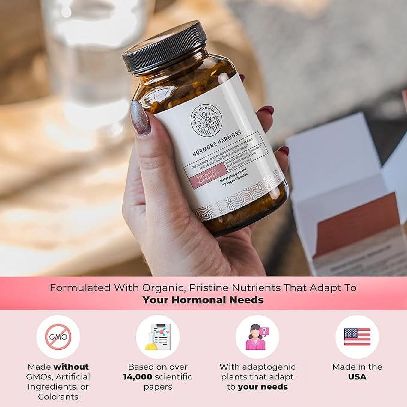 Happy Mammoth Hormone Harmony Vegan Capsules