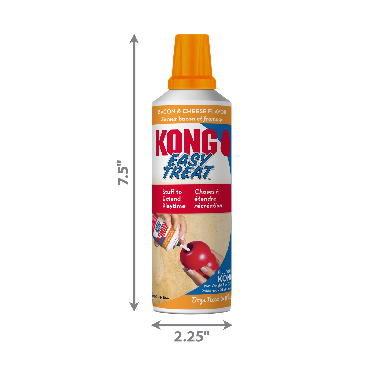 Kong Snacks Bacon & Cheese Treat (11oz)
