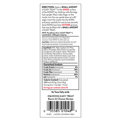Kong Snacks Bacon & Cheese Treat (11oz)