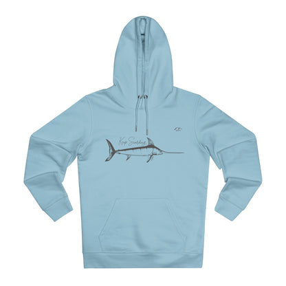 HD-054ML-24 Swordfish Hoodie Ocean Lover Swordfish Art Fishing Gift