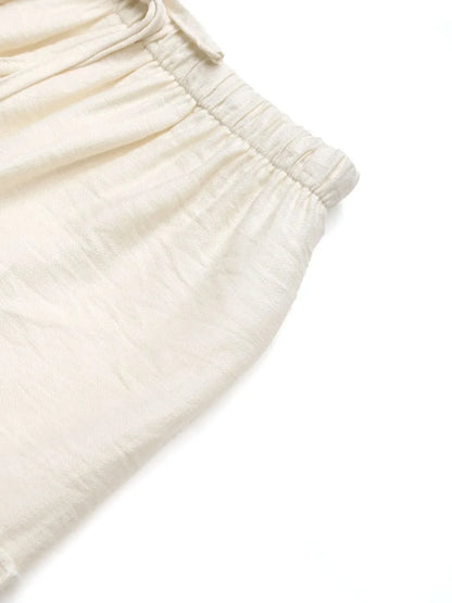 Drawstring Frill Tiered Skirt
