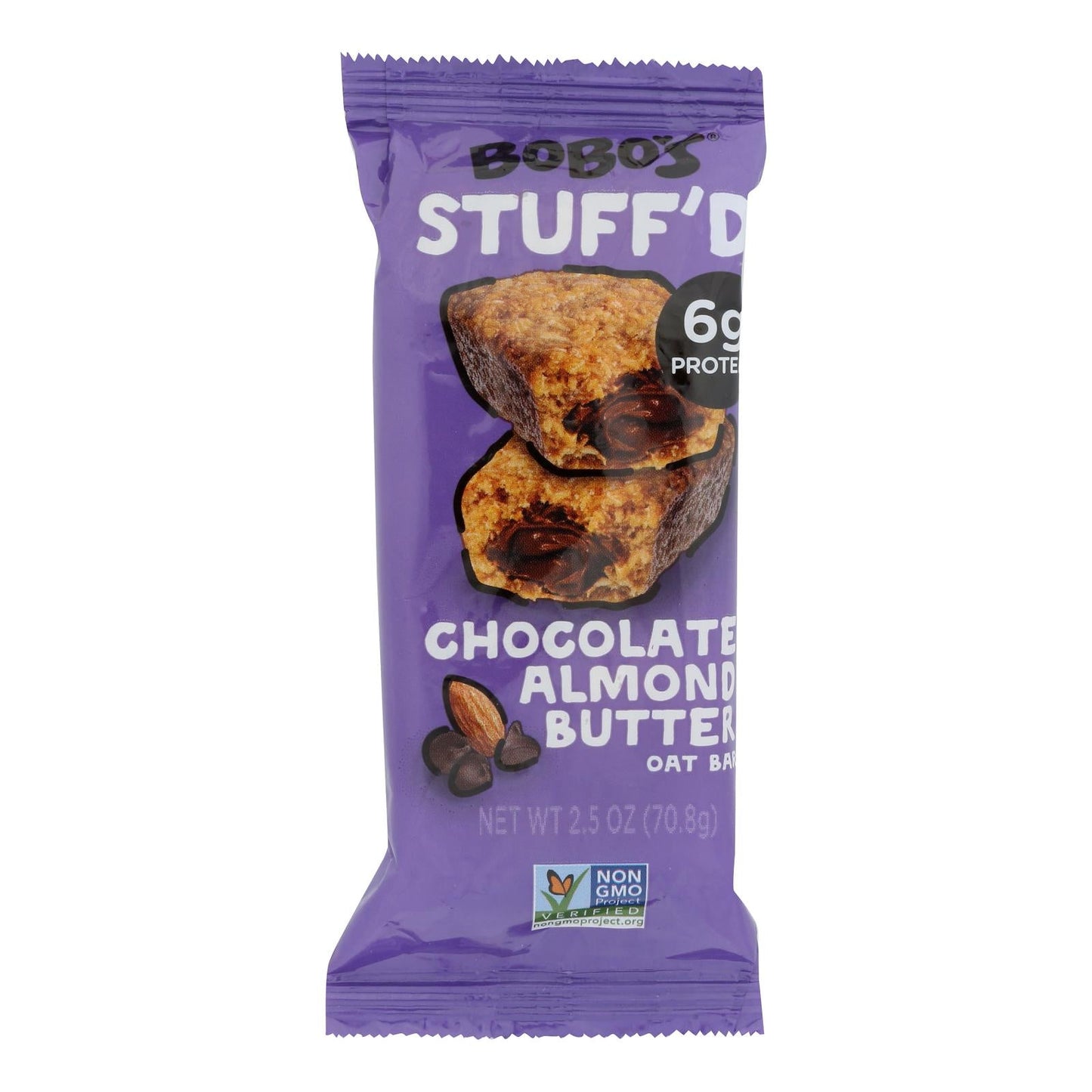 Bobo's Oat Bar, Chocolate Almond Butter Filled, 2.5 oz, Case of 12