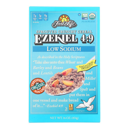 Food For Life Ezekiel 4:9 Sprouted Grain Low Sodium Crunchy Cereal - 6 Pack - 16 Oz